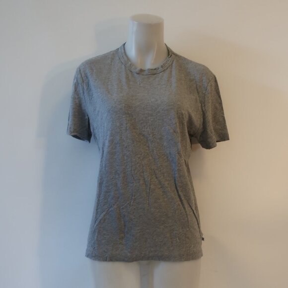 Mens Standard James Perse Gray Short Sleeve Shirt Size 1/S - Picture 1 of 6